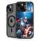 Marvel Captain America Portrait iPhone 15 Plus Kickstand Case