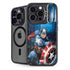Marvel Captain America Portrait iPhone 15 Pro Kickstand Case