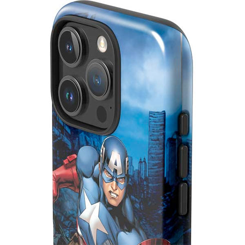 Marvel Captain America Portrait iPhone 16 Pro Impact Case