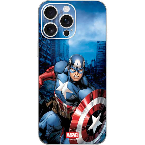 Marvel Captain America Portrait iPhone 16 Pro Max Skin