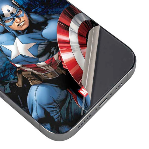 Marvel Captain America Portrait iPhone 16e Skin