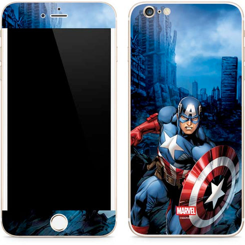 Marvel Captain America Portrait iPhone 6/6s Plus Skin