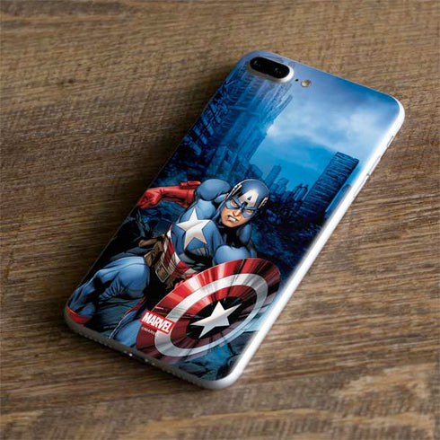 Marvel Captain America Portrait iPhone 7 Plus Skin