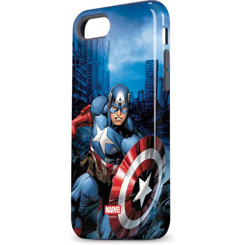 Marvel Captain America Portrait iPhone 8 Pro Case