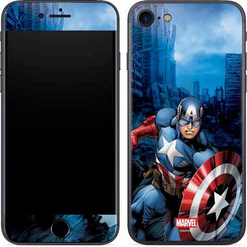 Marvel Captain America Portrait iPhone 8 Skin