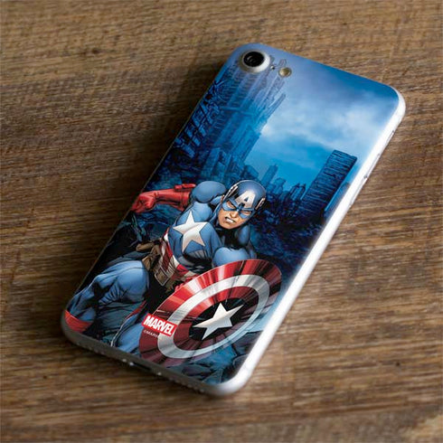 Marvel Captain America Portrait iPhone 8 Skin