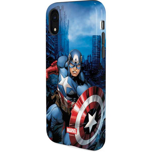 Marvel Captain America Portrait iPhone XR Pro Case
