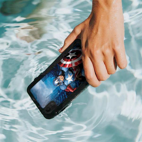 Marvel Captain America Portrait iPhone XR Waterproof Case