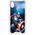 Marvel Captain America Portrait iPhone XS Clear Case