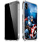 Marvel Captain America Portrait iPhone XS Max Clear Case