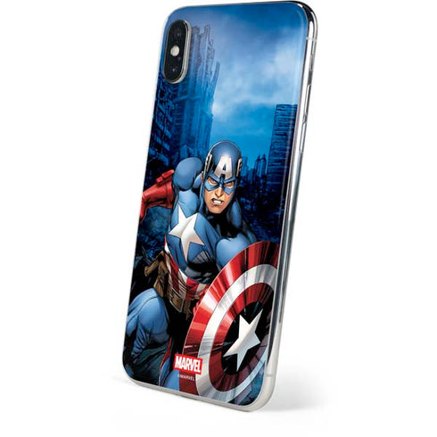 Marvel Captain America Portrait iPhone XS Skin