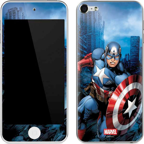 Marvel Captain America Portrait Apple iPod Skin