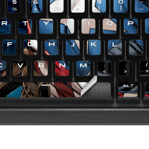 Marvel Captain America Portrait K95 RGB PLATINUM Mechanical Gaming Keyboard Skin