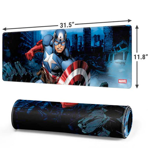 Marvel Captain America Portrait Gaming Mouse Pad