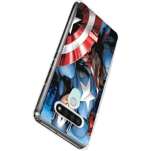 Marvel Captain America Portrait LG Stylo 6 Clear Case
