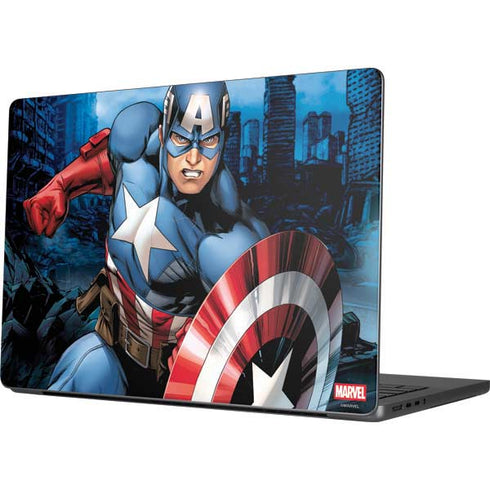 Marvel Captain America Portrait MacBook Pro 14in (2021-24) Skin