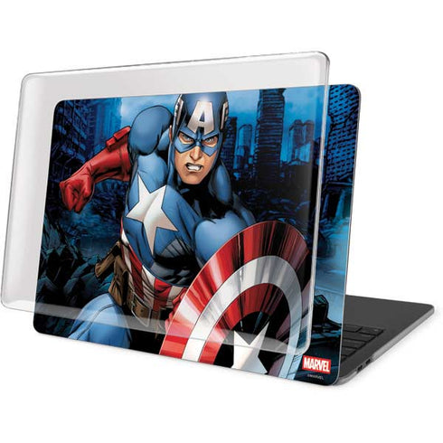 Marvel Captain America Portrait MacBook Pro 15in (2016-19) Case plus Skin