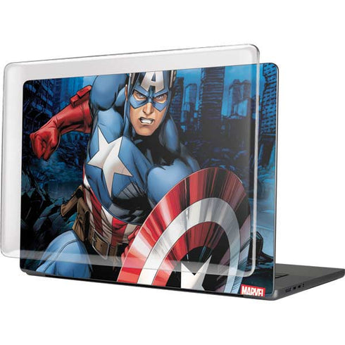 Marvel Captain America Portrait MacBook Pro 16in (2021-25) Case plus Skin