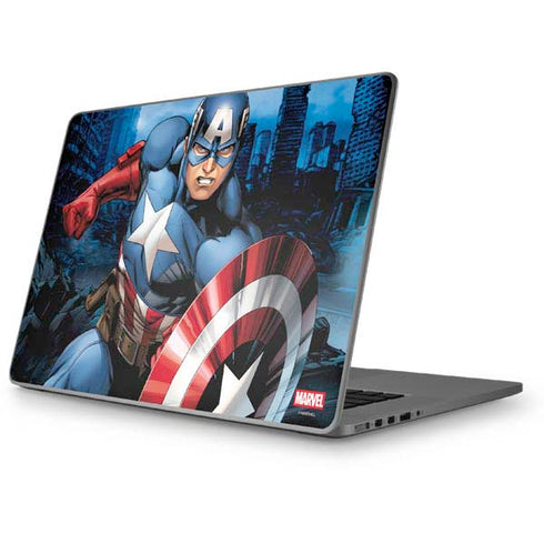 Marvel Captain America Portrait Apple MacBook Pro 17-inch Skin