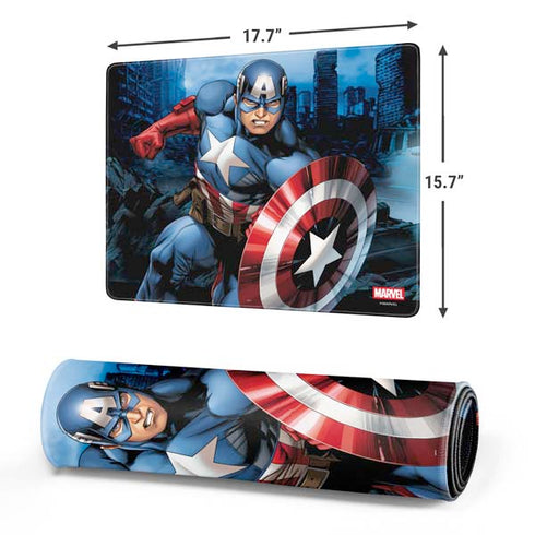 Marvel Captain America Portrait Gaming Mouse Pad
