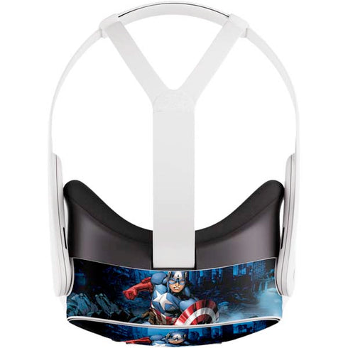 Marvel Captain America Portrait Meta Quest 3S Skin
