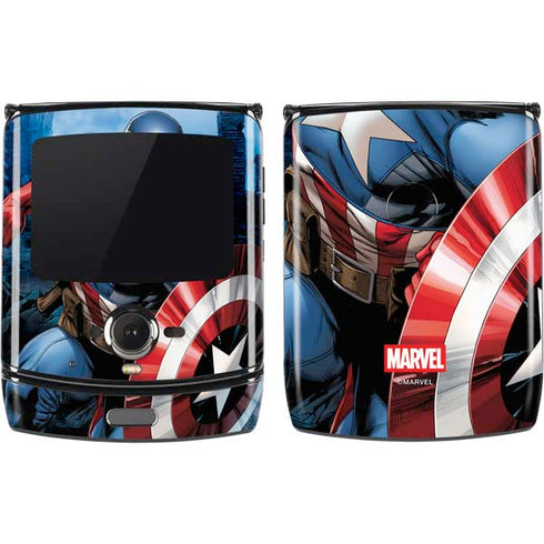 Marvel Captain America Portrait Motorola RAZR Skin