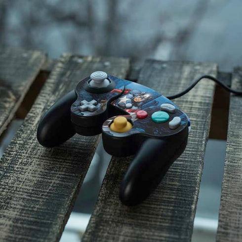 Marvel Captain America Portrait Nintendo GameCube Controller Skin