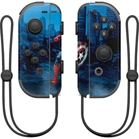 Marvel Captain America Portrait Nintendo Skins