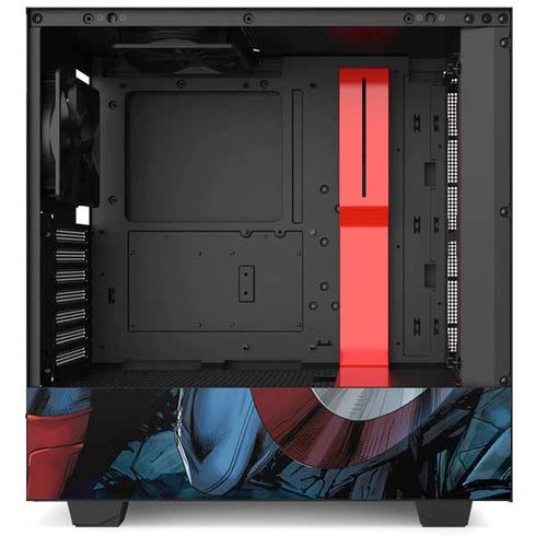 Marvel Captain America Portrait NZXT H510 Compact ATX Mid-Tower Case Skin