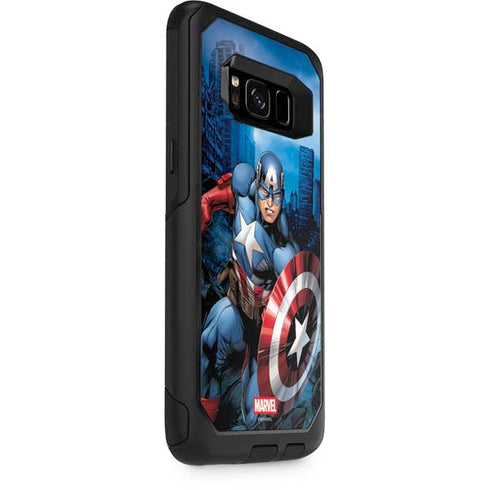 Marvel Captain America Portrait Otterbox Commuter Galaxy Skin