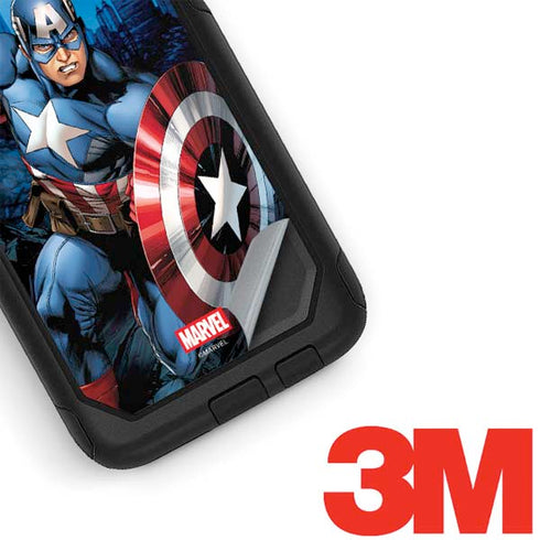 Marvel Captain America Portrait Otterbox Commuter Galaxy Skin
