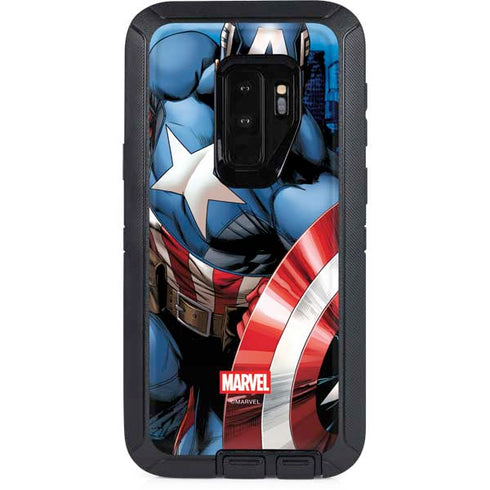 Marvel Captain America Portrait Otterbox Defender Galaxy Skin