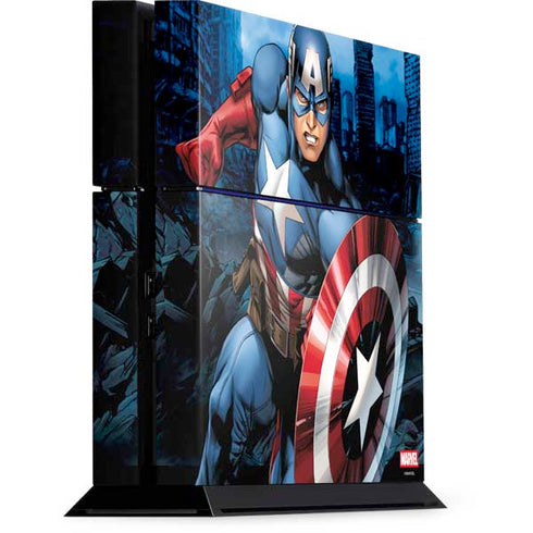 Marvel Captain America Portrait PlayStation PS4 Skins