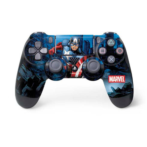 Marvel Captain America Portrait PlayStation PS4 Skins