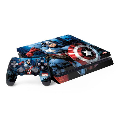 Marvel Captain America Portrait PlayStation PS4 Skins