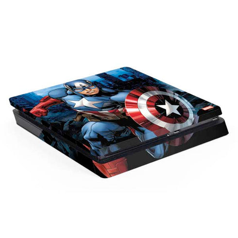 Marvel Captain America Portrait PlayStation PS4 Skins