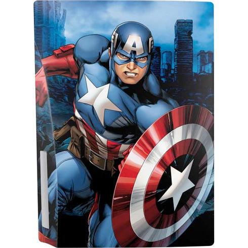 Marvel Captain America Portrait PS5 Bundle Skin