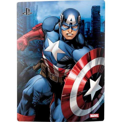 Marvel Captain America Portrait PS5 Digital Edition Console Skin