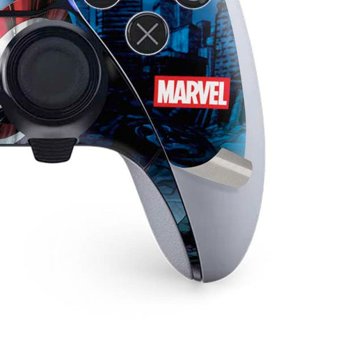 Marvel Captain America Portrait PS5 DualSense Edge Pro Controller Skin