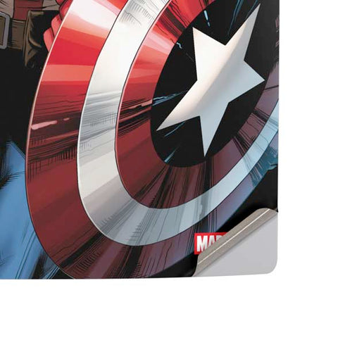 Marvel Captain America Portrait PS5 Slim Digital Edition Console Skin