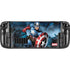 Marvel Captain America Portrait Steam Deck Handheld Gaming Computer OLED Skin