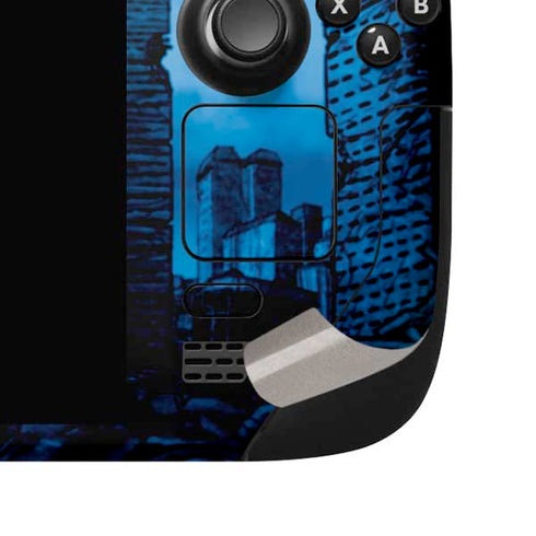 Marvel Captain America Portrait Steam Deck Handheld Gaming Computer OLED Skin