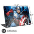 Marvel Captain America Portrait Universal Laptop 14in (11.4 x 8.2in) Skin