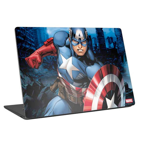 Marvel Captain America Portrait Laptop Skins