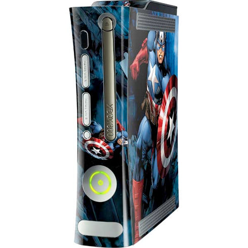 Marvel Captain America Portrait Xbox 360 (Includes HDD) Skin