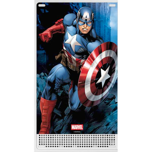 Marvel Captain America Portrait Xbox Series S Console Skin