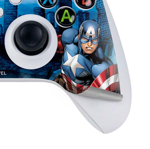 Marvel Captain America Portrait Xbox Series S Controller Skin