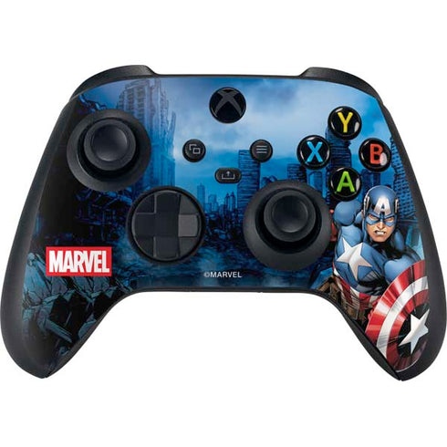 Marvel Captain America Portrait Xbox Series X Controller Skin