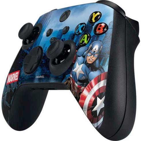 Marvel Captain America Portrait Xbox Series X Controller Skin