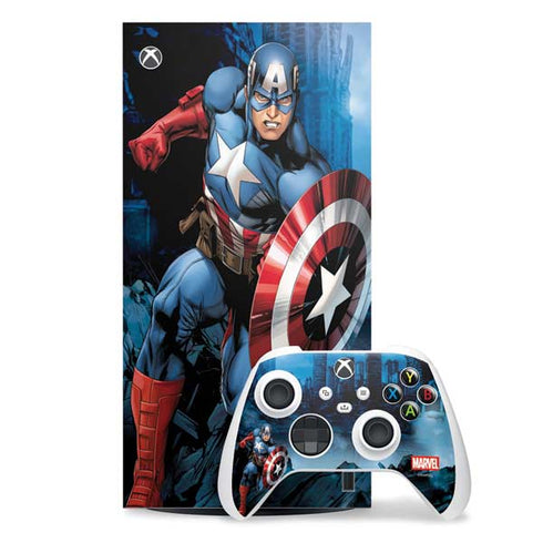 Marvel Captain America Portrait Xbox Series X Skins